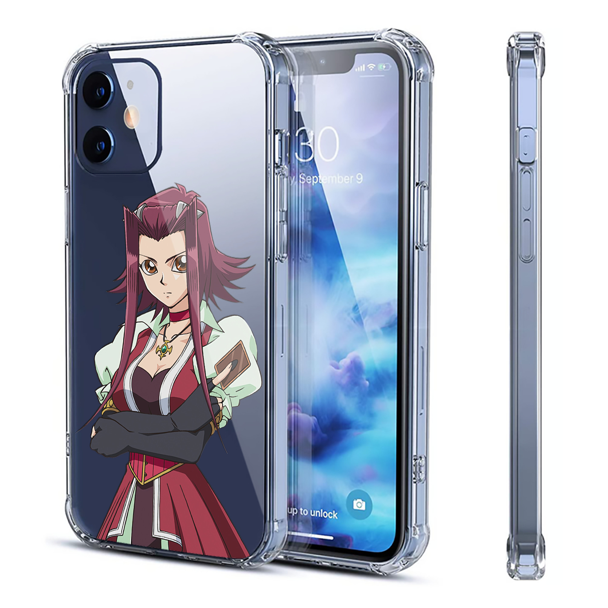 （画像用） 遊☆戯☆王 Yu-Gi-Oh! 【iPhone 12シリーズ対応】透明スマホケース（クリアソフトケース）